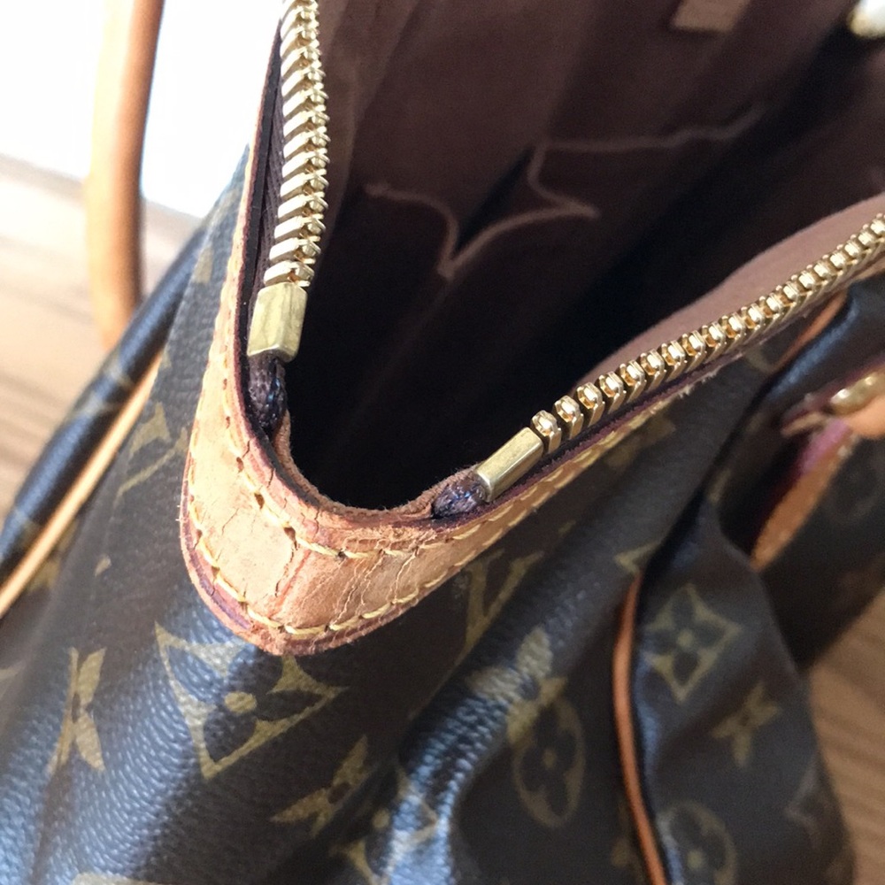 💎✨ RARE✨💎 zipper big Louis Vuitton bag tivoli GM French - Picture 10 of 14